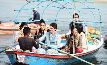 चित्रकूट में गंगातट पर नाव से करेंगी प्रियंका गांधी महिलाओं से संवाद