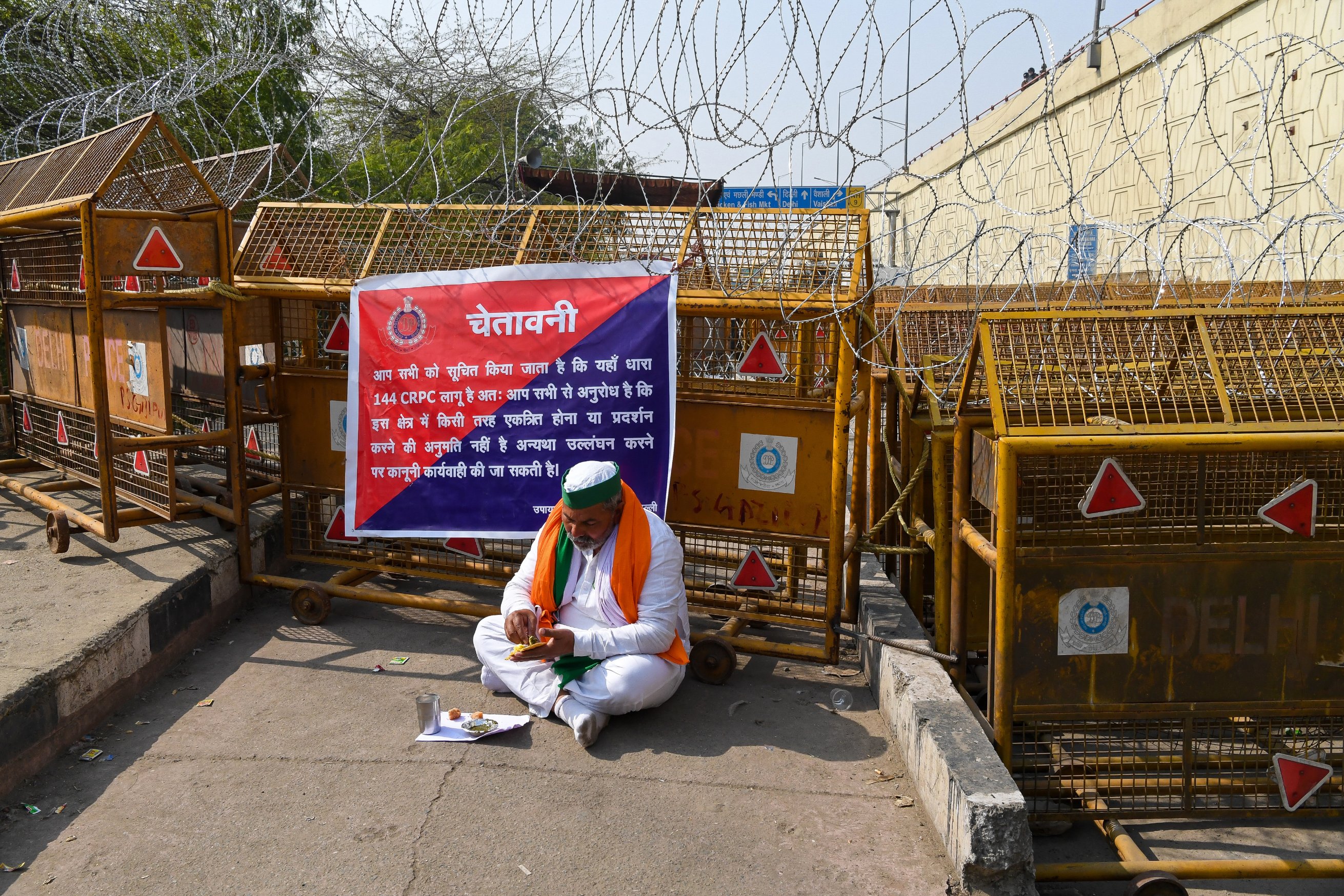 किसान के चक्का जाम के लिए दिल्ली पुलिस ने क्या क्या की थी तैयारियां